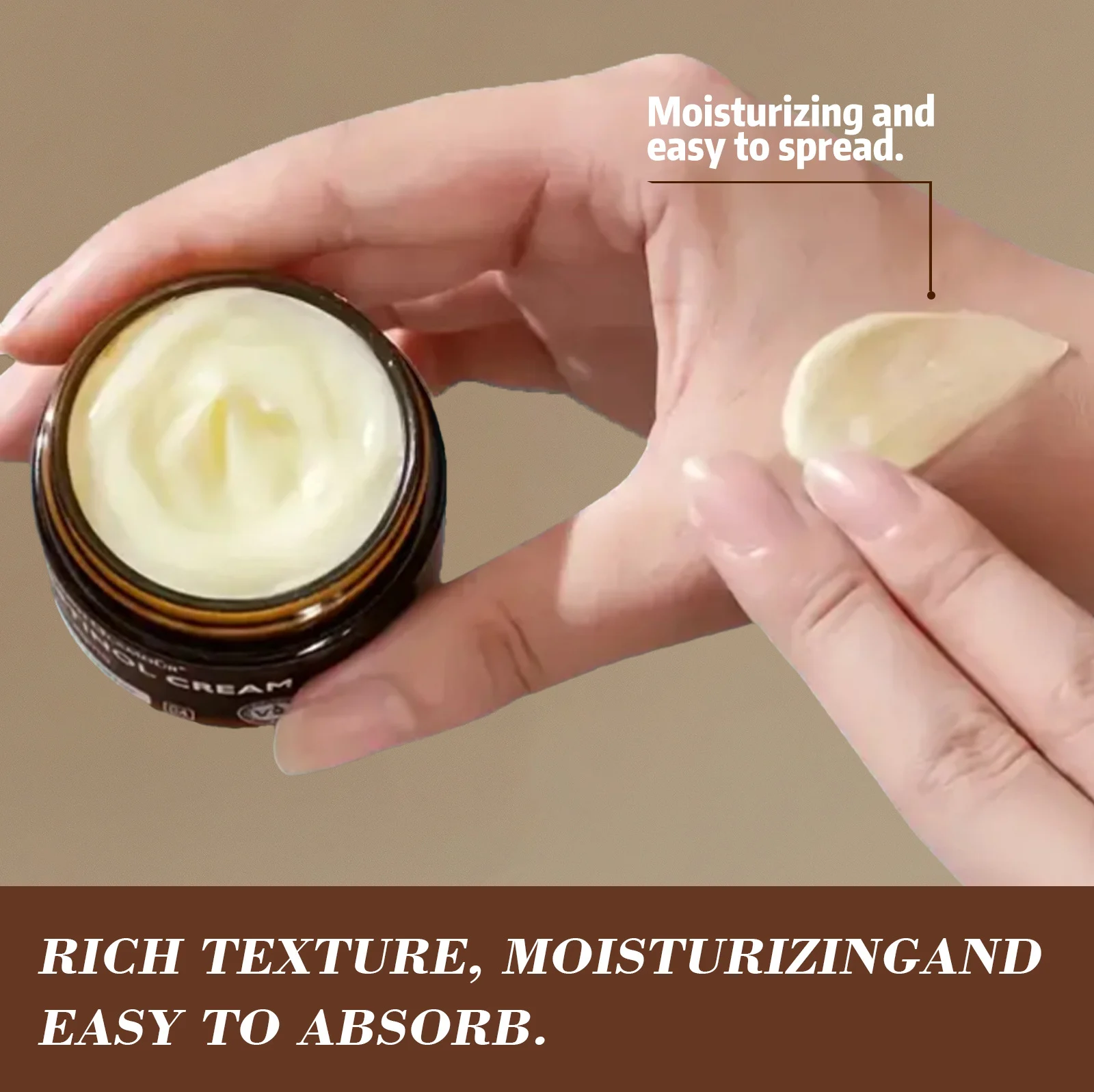 YURHERSU Retinol Cream, Anti-Wrinkle, Moisturizing, Brightening Face Cream with Vitamin C 4 retinol anti aging face cream spu784298450063 desc 4