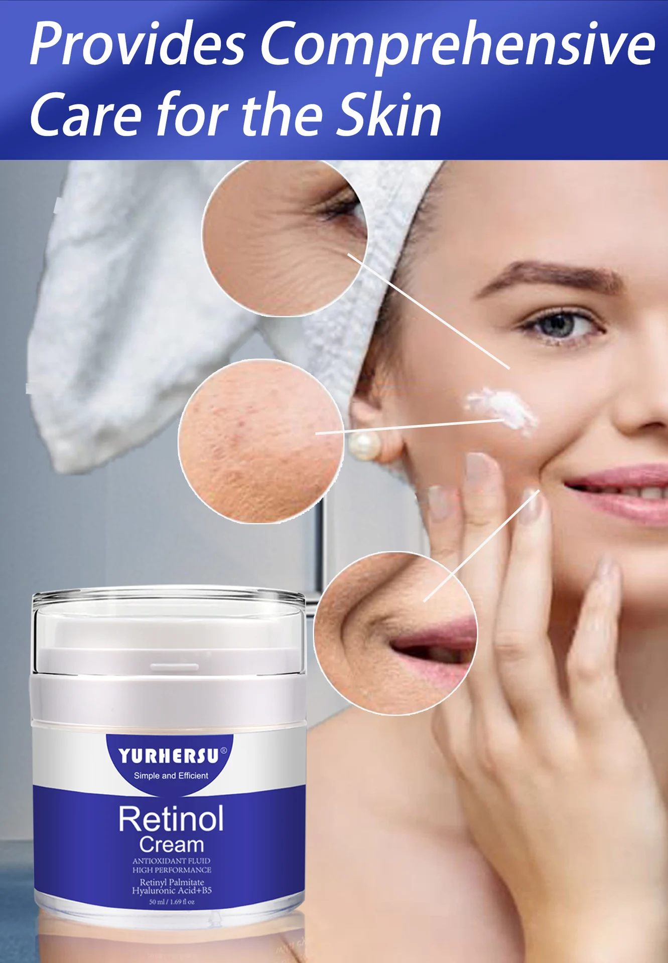 YURHERSU Retinol Hydrating Cream for Anti-Aging, Fine Lines & Firming 5 retinol hydrating cream spu837851332206 desc 5