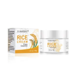 YURHERSU Rice Essence Cream Collagen Moisturizer for Hydrated Firm Glowing Skin