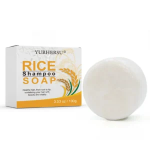 YURHERSU Rice Shampoo Soap for Healthy Hair, Shine & Moisture, 100g