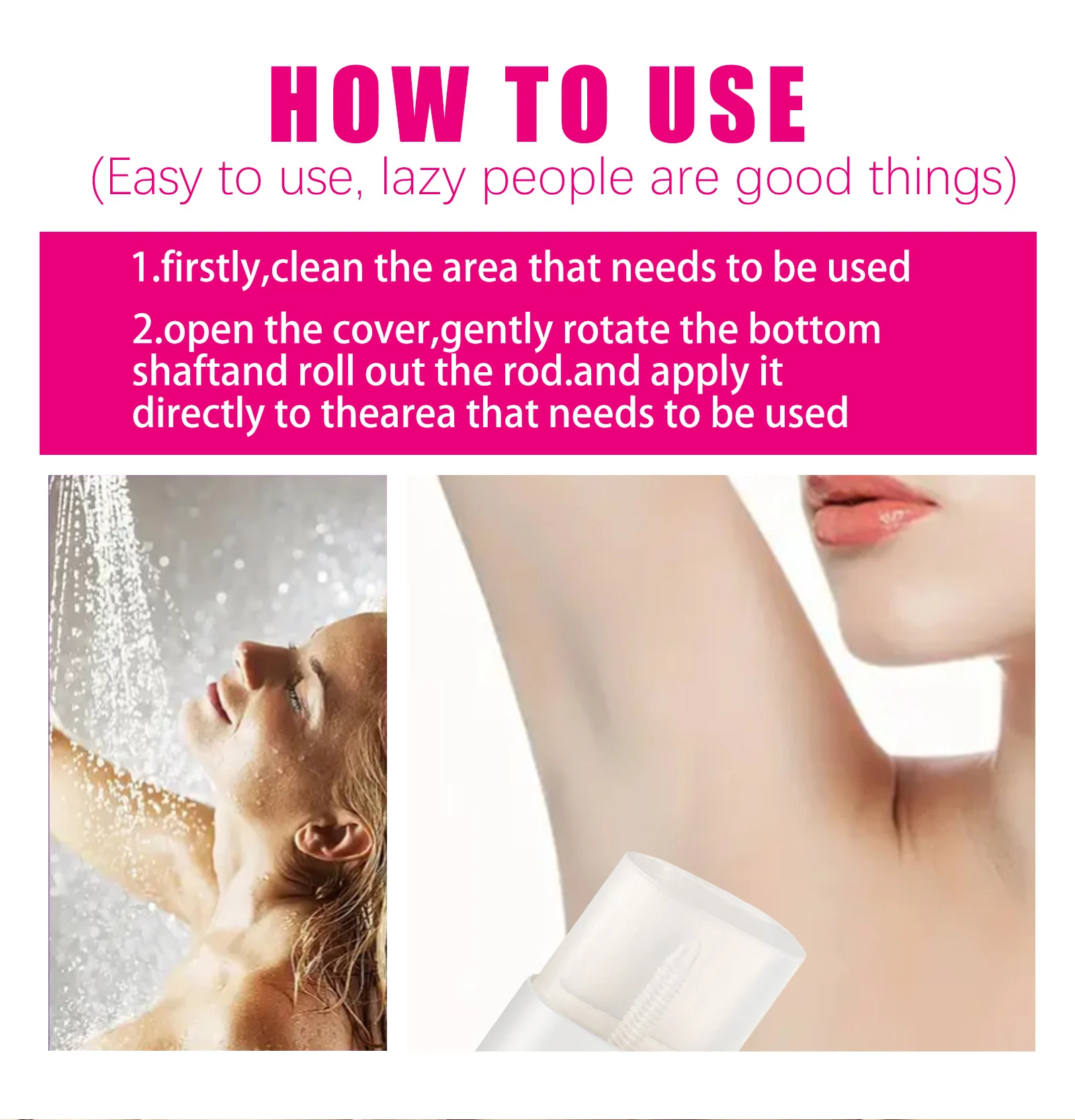 YURHERSU Rose Vanilla Deodorant Stick for Body Odor, Long Lasting Freshness 8 rose vanilla deodorant stick spu969041907521 desc 8