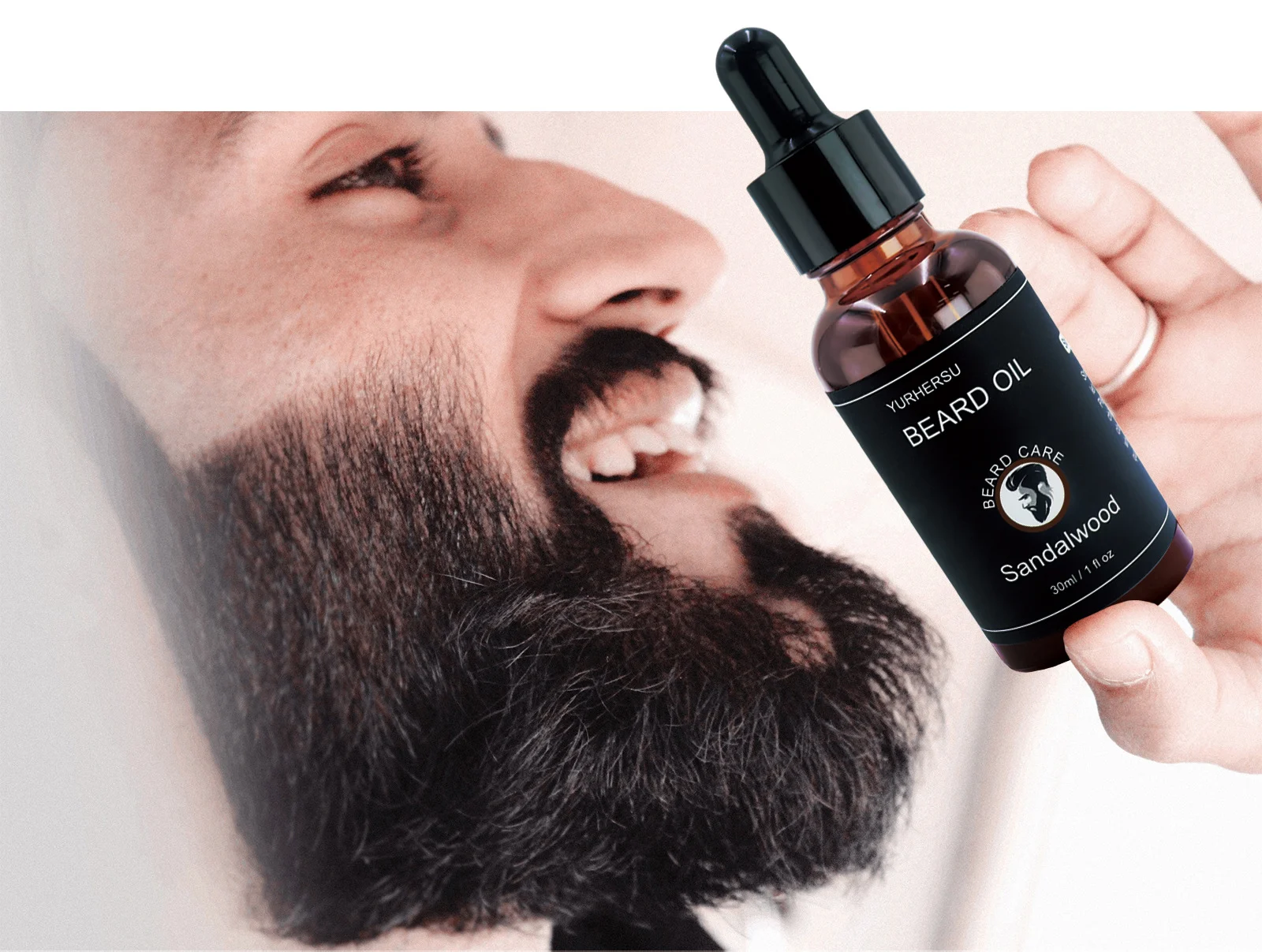 YURHERSU Sandalwood Beard Care Kit - 7 Piece Set for Taming, Moisturizing & Shine 6 sandalwood beard care kit spu806835270914 desc 6