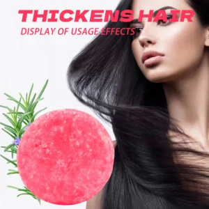 YURHERSU Batana & He Shou Wu Shampoo Bar, Rosemary Soap for Thicker Hair & Scalp Care