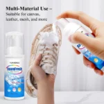 YURHERSU FoamFresh Shoe Cleaner Mousse - No Rinse, Multi-Material, Whitening and Anti-Yellowing