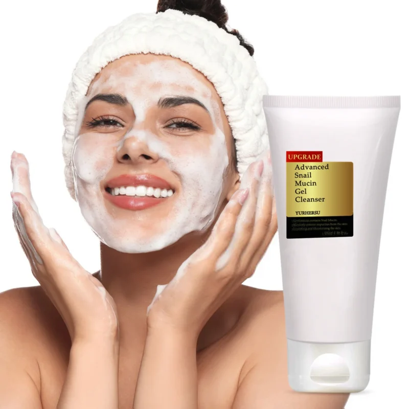 snail-mucin-gel-cleanser-spu883936510114-1 YURHERSU Advanced Snail Mucin Gel Cleanser Deep Cleansing Hydrating Face Wash