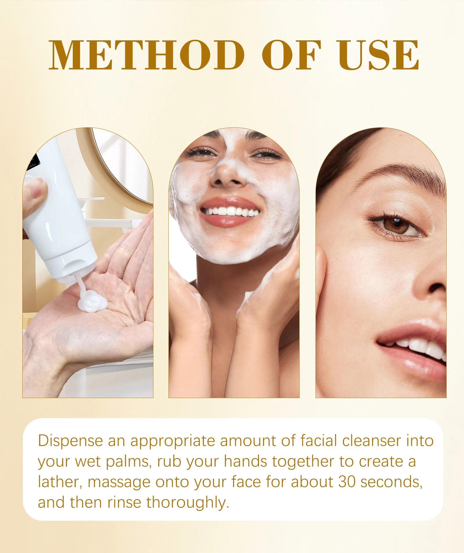 YURHERSU Advanced Snail Mucin Gel Cleanser Deep Cleansing Hydrating Face Wash 11 snail mucin gel cleanser spu883936510114 desc 11