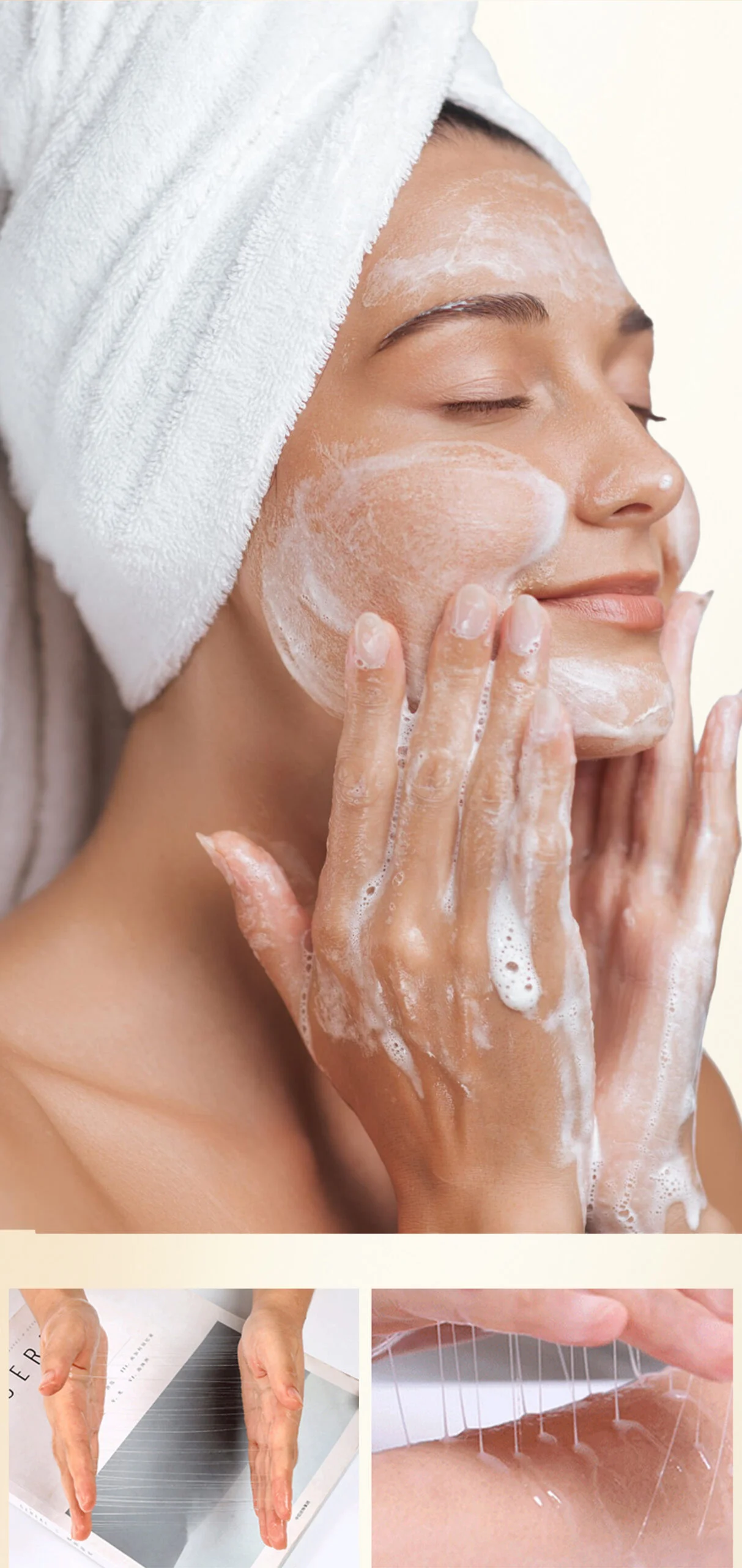 YURHERSU Advanced Snail Mucin Gel Cleanser Deep Cleansing Hydrating Face Wash 8 snail mucin gel cleanser spu883936510114 desc 8 scaled