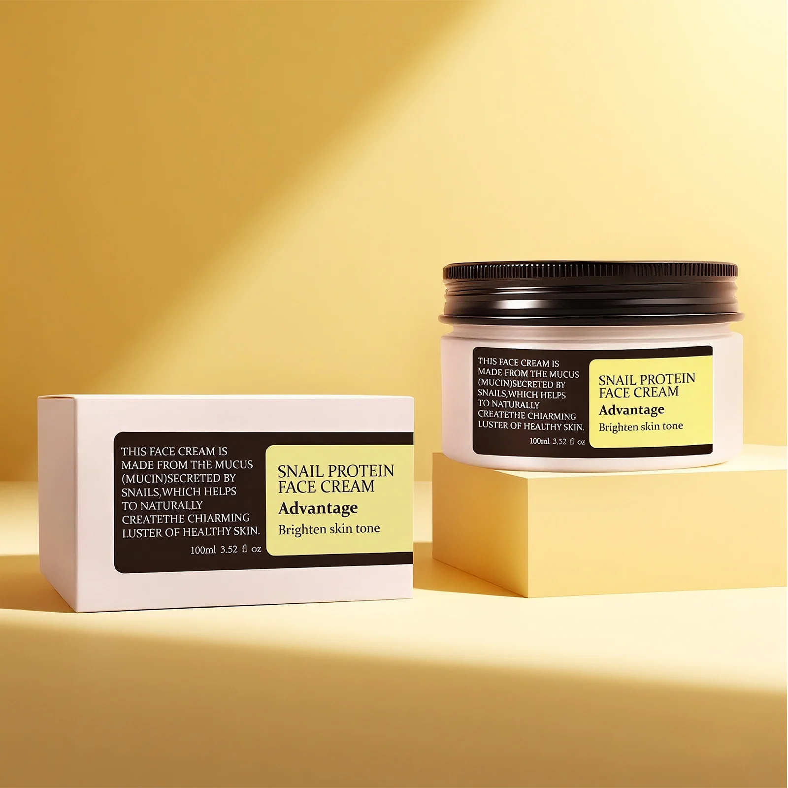 YURHERSU Snail Protein Face Cream - Deep Hydration, Firming & Brightening 100ml 10 snail protein face cream spu958552686225 desc 10