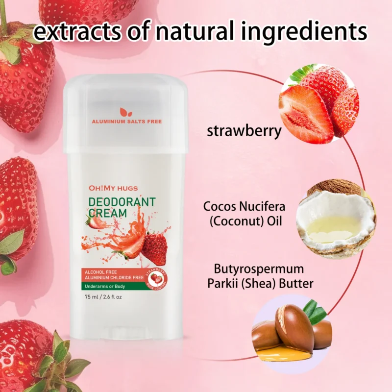 Strawberry Deodorant Cream Spu837418726547 5