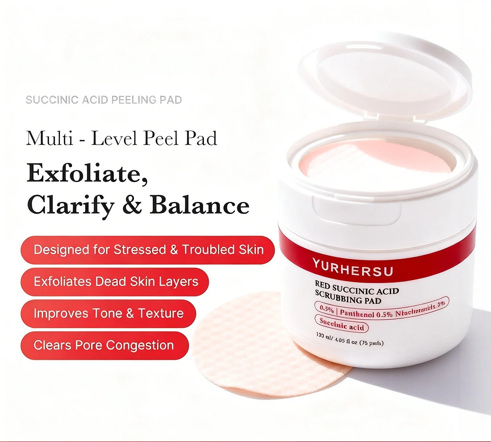 succinic acid exfoliating pads spu1003096835360 desc 4