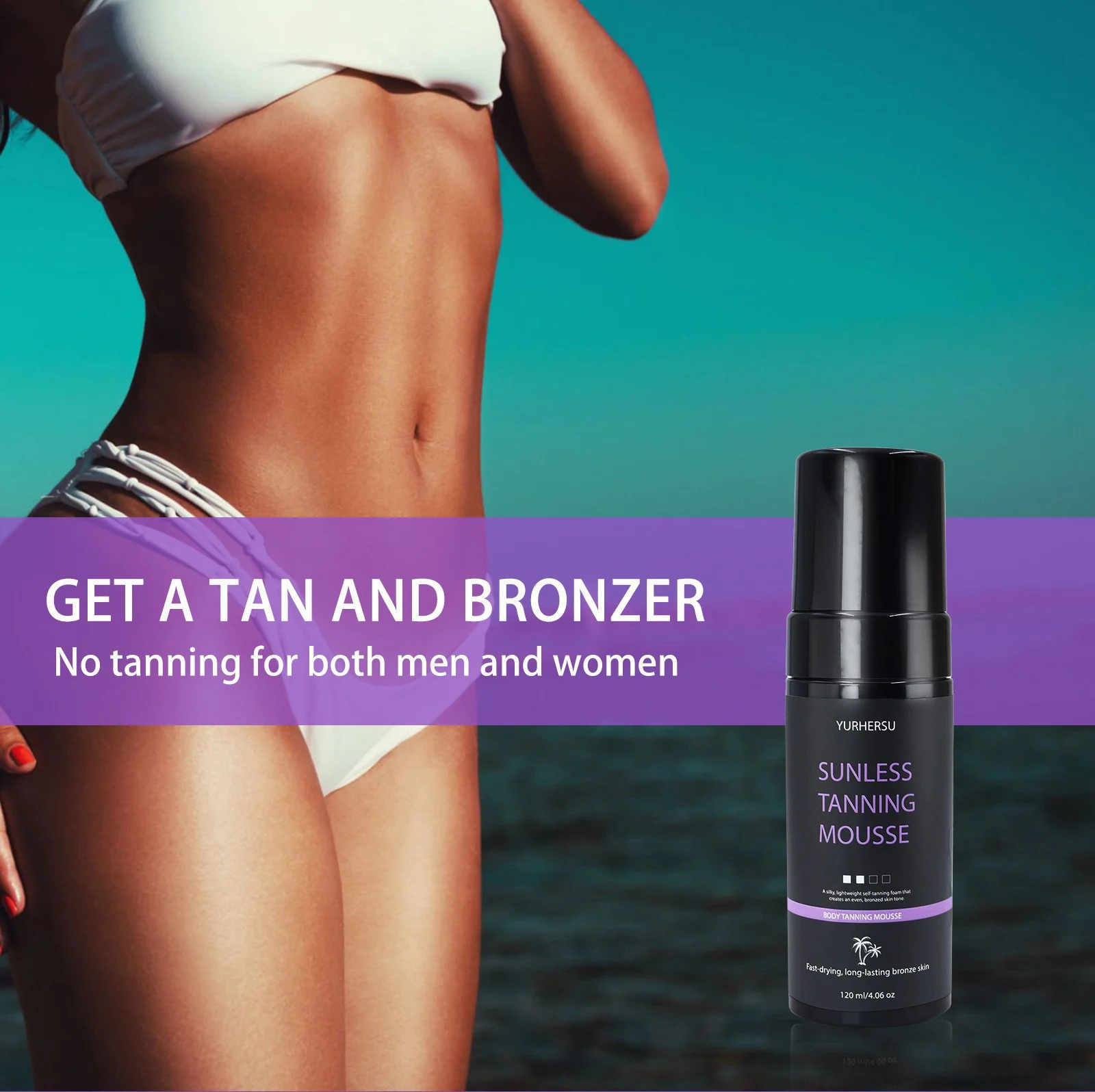 YURHERSU Sunless Tanning Mousse Body Foam for Natural Bronze Glow 9 sunless tanning mousse spu972557954772 desc 9