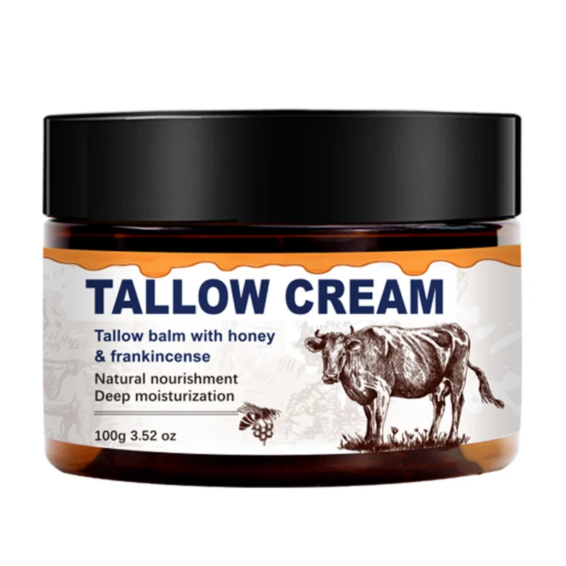 YURHERSU Tallow Cream for Face and Body - Deep Moisturizing & Nourishing Balm