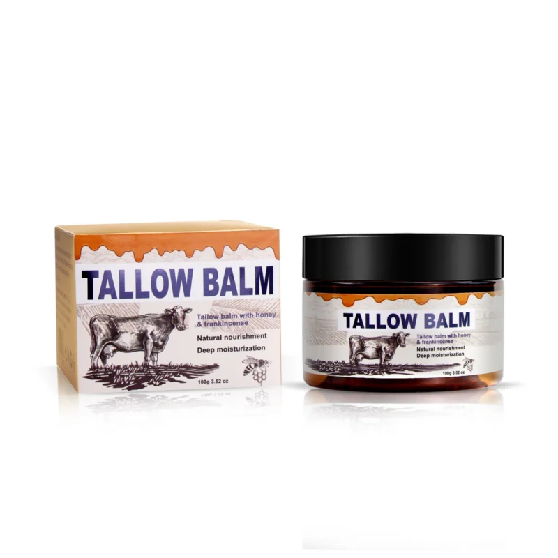 tallow-balm-moisturizer-spu860337018842-1 YURHERSU Tallow Balm with Honey & Frankincense - 100g Deeply Nourishing Moisturizer for Face & Body