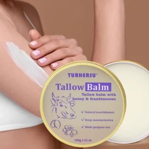 YURHERSU Tallow Balm with Honey & Frankincense - Deep Nourishing Skin Cream