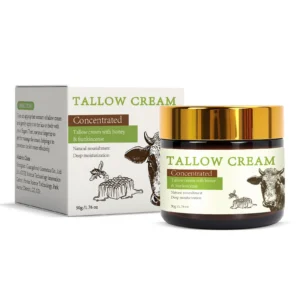 YURHERSU Concentrated Tallow Cream with Honey & Frankincense for Deep Moisturization