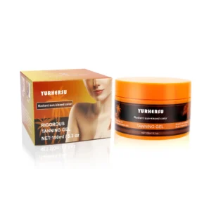 YURHERSU Rigorous Tanning Gel - Sun-Kissed Bronzer for Face & Body - Fast Absorbing, 150ml