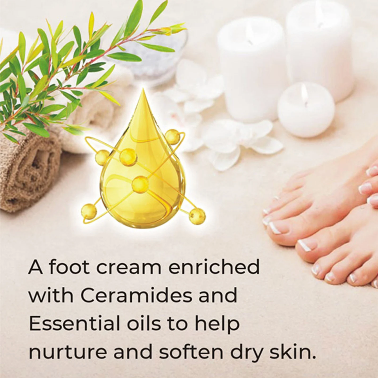 YURHERSU Tea Tree Oil Foot Cream with Aloe Vera & Menthol for Deep Hydration 8 tea tree oil foot cream spu960379500707 desc 8