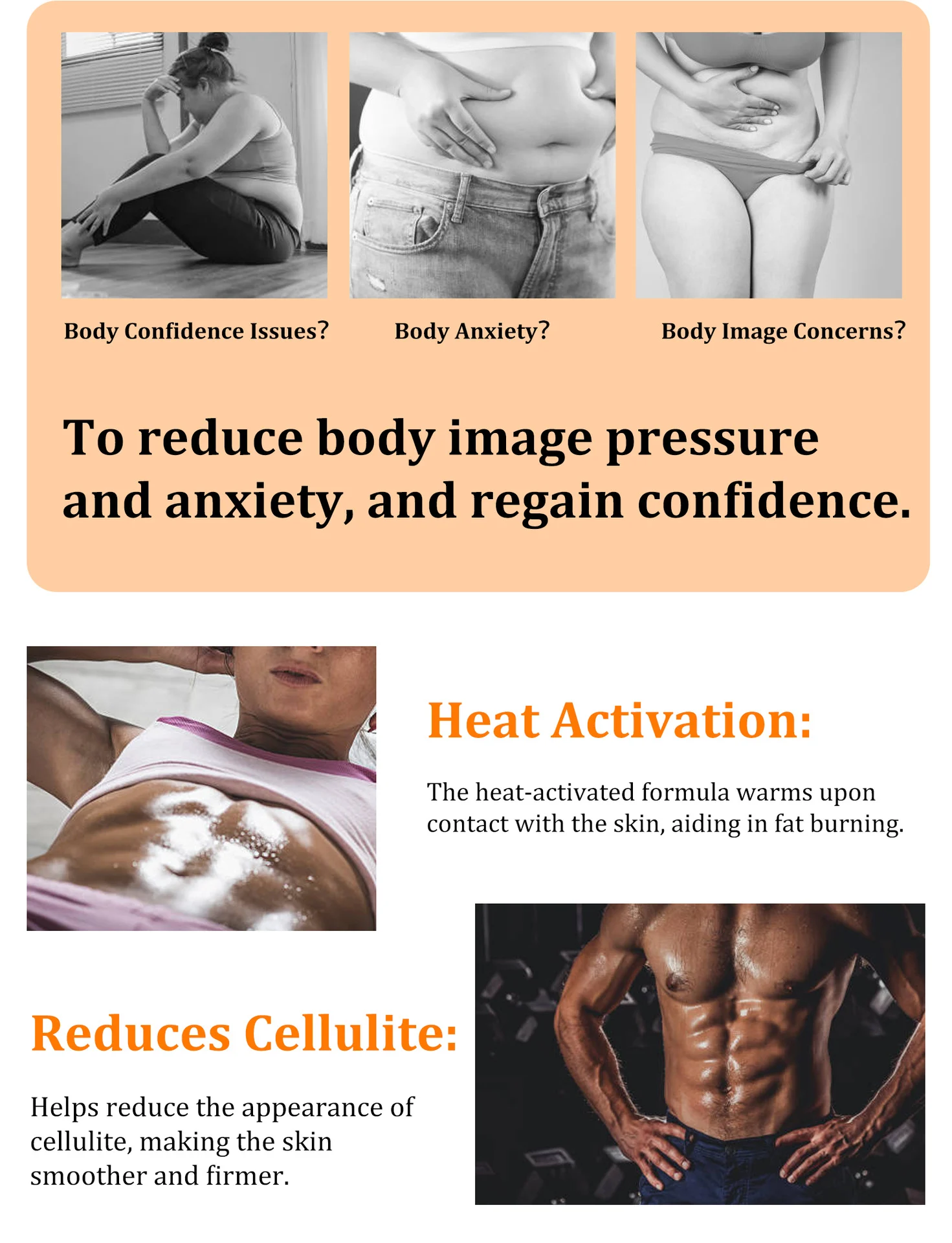 YURHERSU Massage Thermo Cream Firming & Lifting Body Slimming Cream 3 thermo massage body cream spu823050487631 desc 3