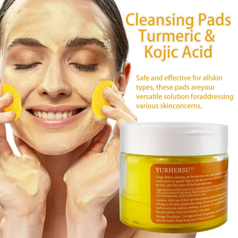 Turmeric Kojic Acid Cleansing Pads Spu812303989481 3