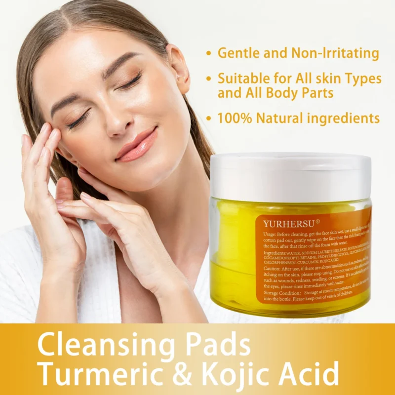 Turmeric Kojic Acid Cleansing Pads Spu812303989481 5