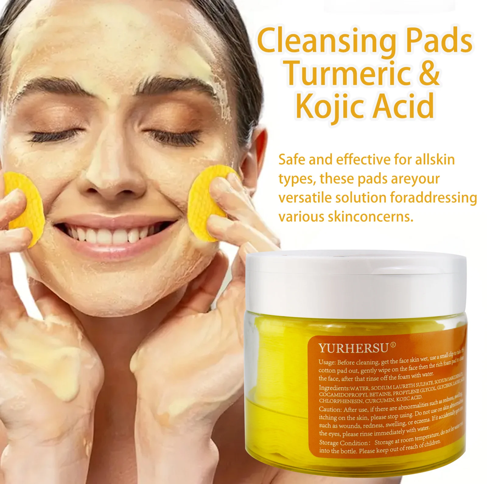 turmeric kojic acid cleansing pads spu812303989481 desc 2