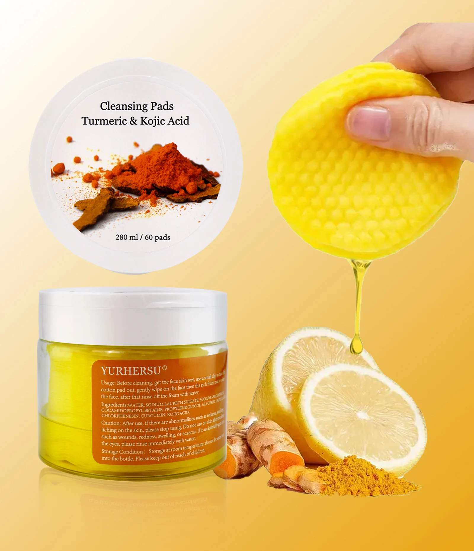 turmeric kojic acid cleansing pads spu812303989481 desc 3