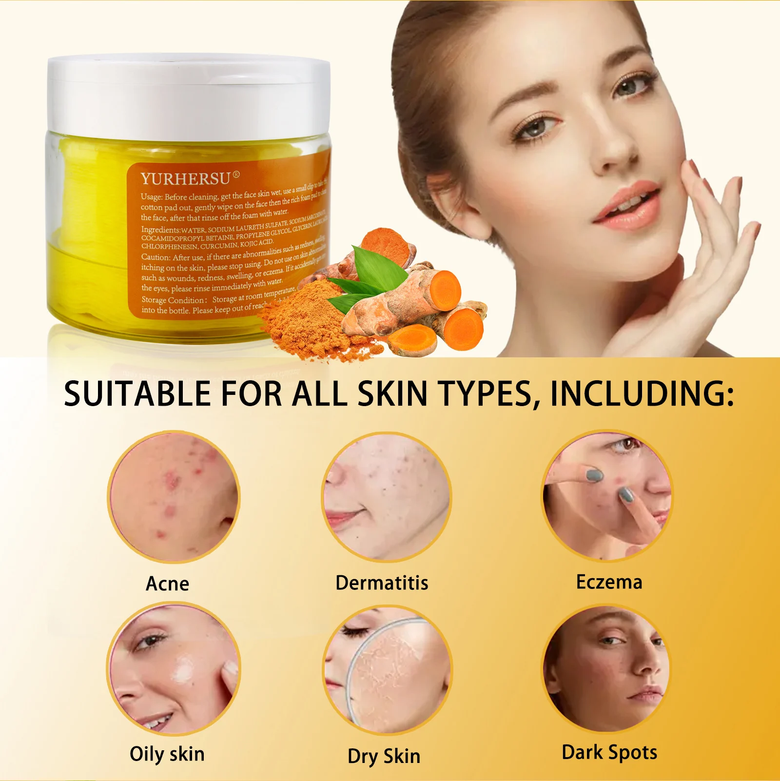 turmeric kojic acid cleansing pads spu812303989481 desc 4