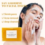 YURHERSU Turmeric & Kojic Acid Brightening Soap for Face and Body, Deep Cleansing, Acne Removal, Moisturizing