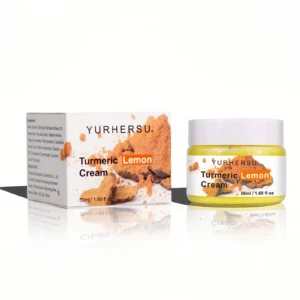 YURHERSU Turmeric Lemon Cream for Deep Hydration, Moisturizing, Brightening & Firming