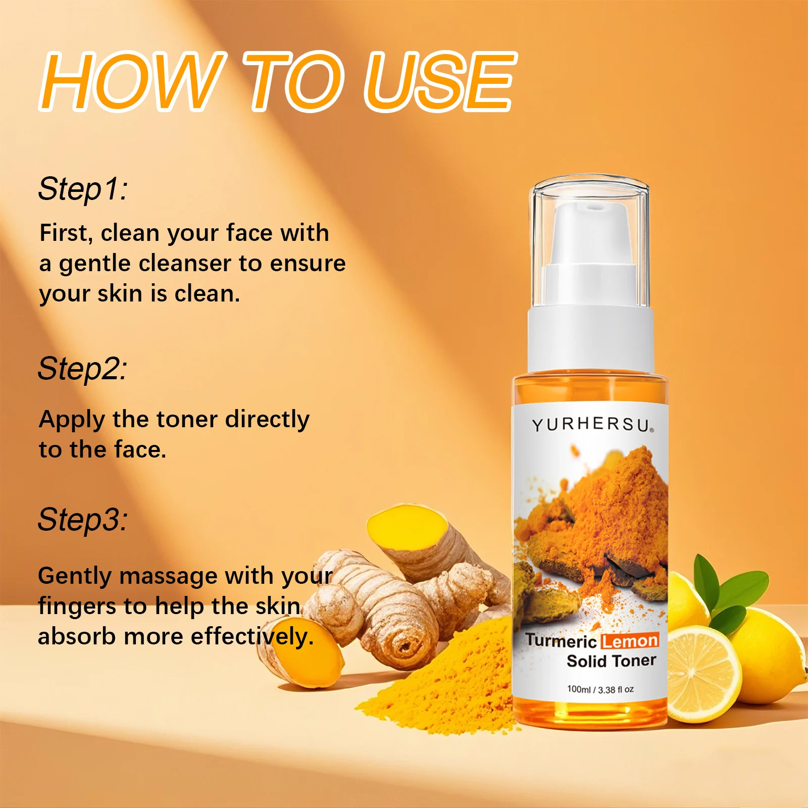 YURHERSU Turmeric Lemon Solid Toner for Deep Hydration, Moisturizing & Pore Care 2 turmeric lemo solid toner spu942104496006 desc 2