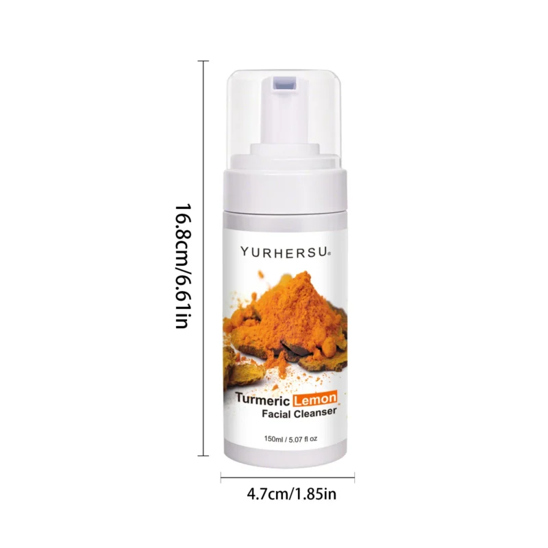 Turmeric Lemon Facial Cleansing Foam Spu940532691098 5