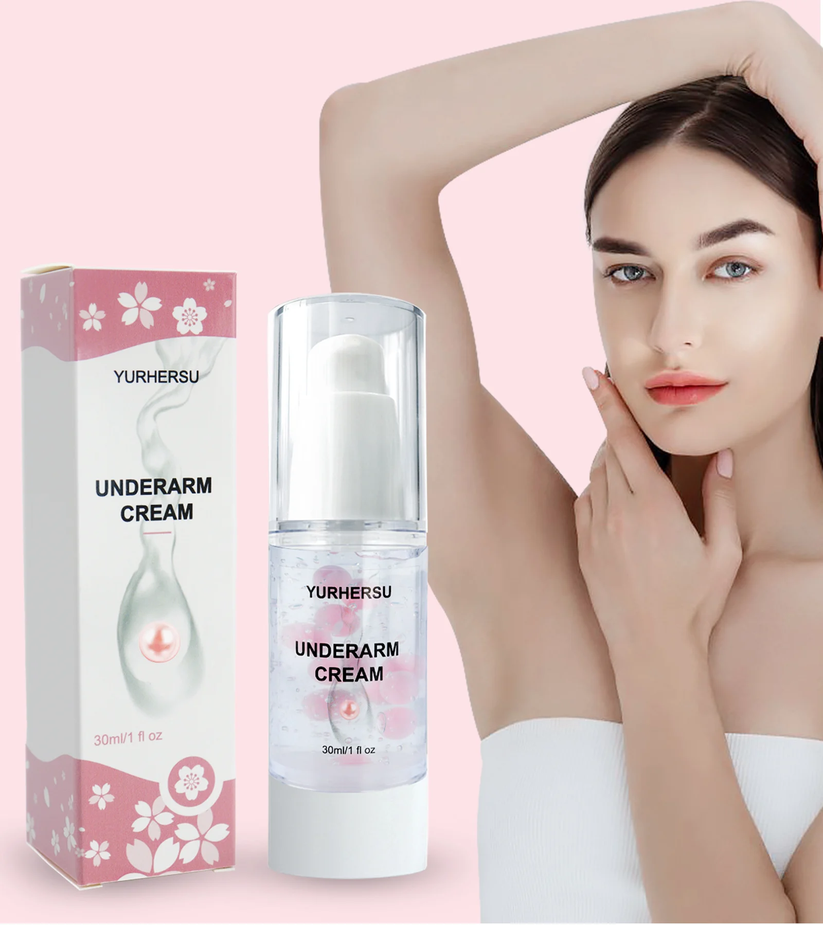 YURHERSU Underarm Whitening Cream Brightens Skin Reduces Melanin Moisturizing Care 30ml 2 underarm whitening cream spu806846670176 desc 2