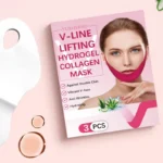 YURHERSU V-Line Lifting Hydrogel Collagen Mask for Double Chin & Anti-Wrinkle